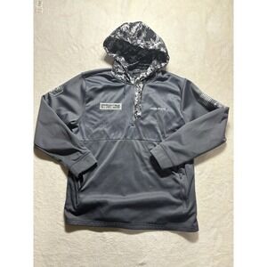 Penn State Nittany Lions Camo Hoodie Military Appreciation Zipper Pocket Mens XL